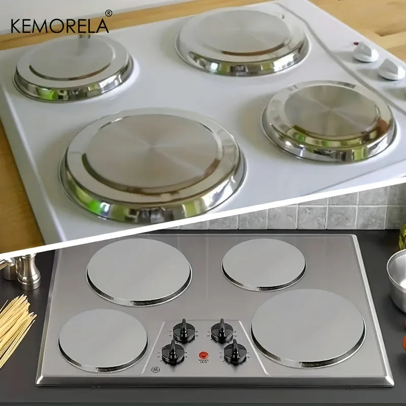 Stainless Steel Stove Burner Covers (4pcs)