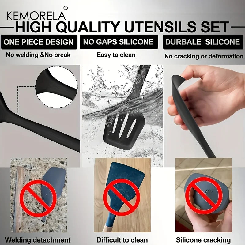 Utensil Set with Holder