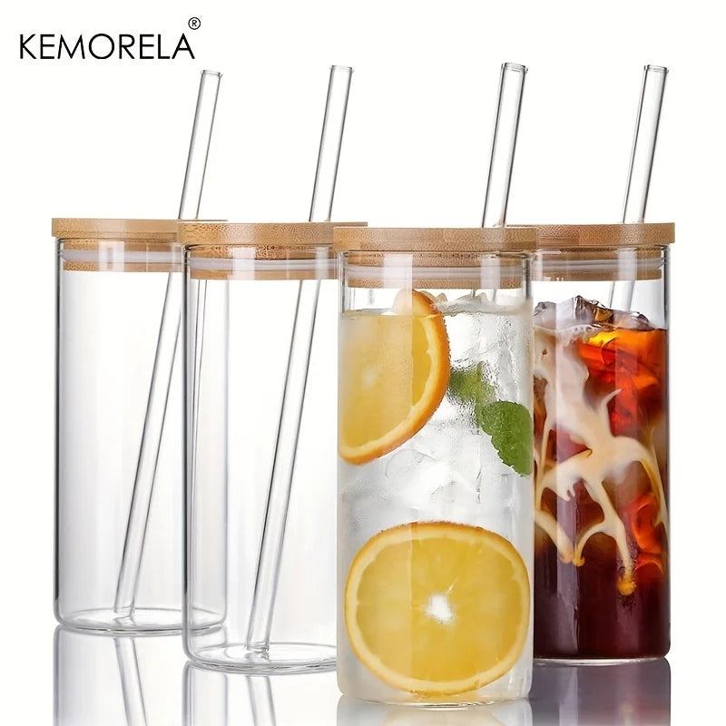 Glass Can Tumbler Set