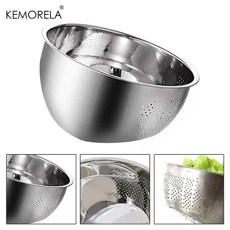 Stainless Steel Perforated Wash & Drain Bowl