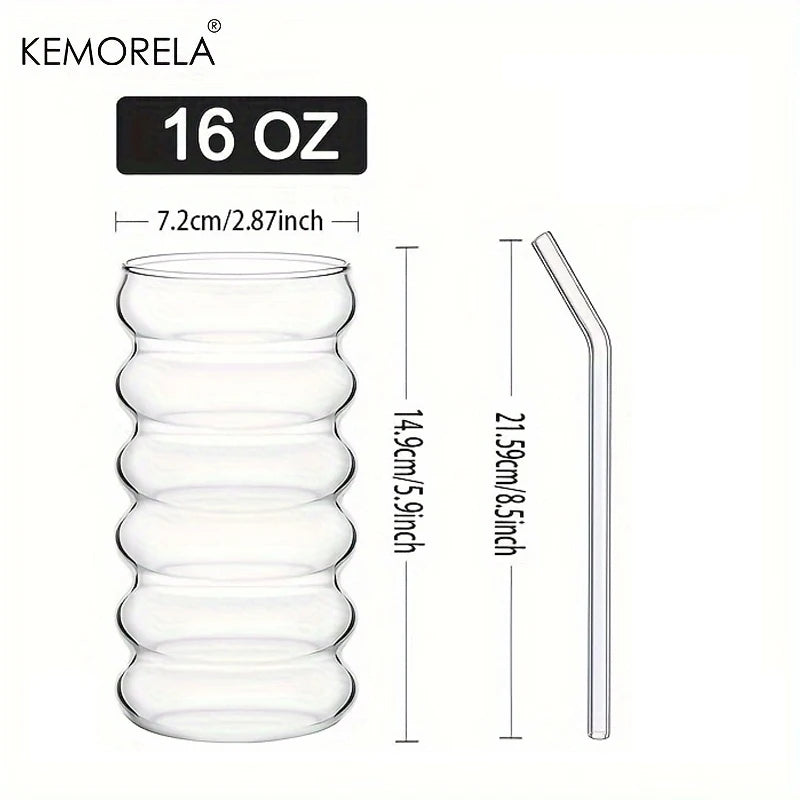 Bubble Ring Glass Cups
