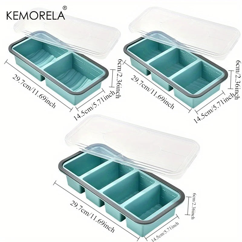 Silicone Freezer Tray with Lid
