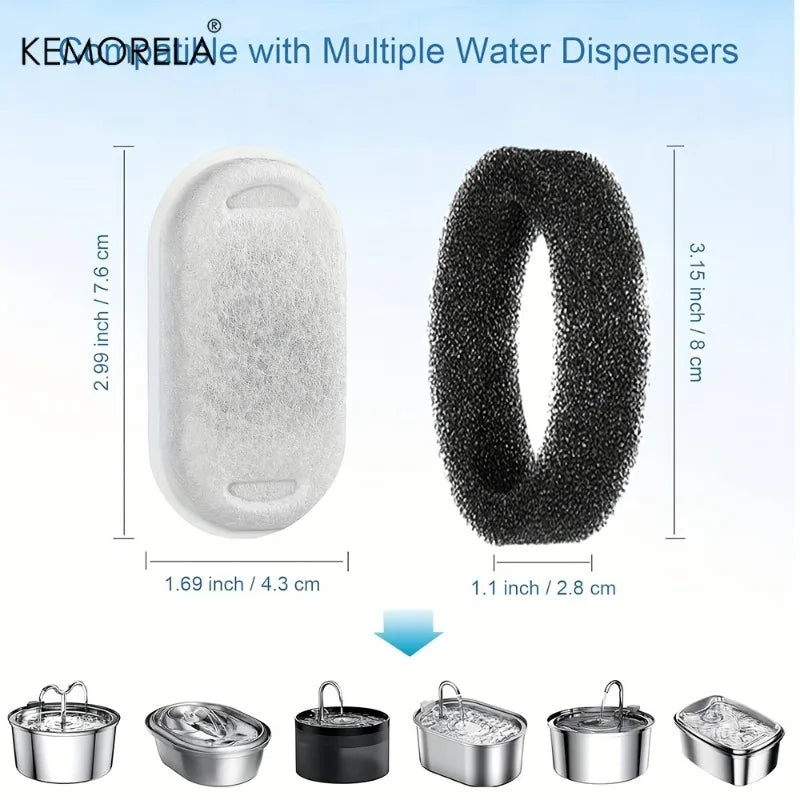 Cat Water Fountain Replacement Filters (20pcs)