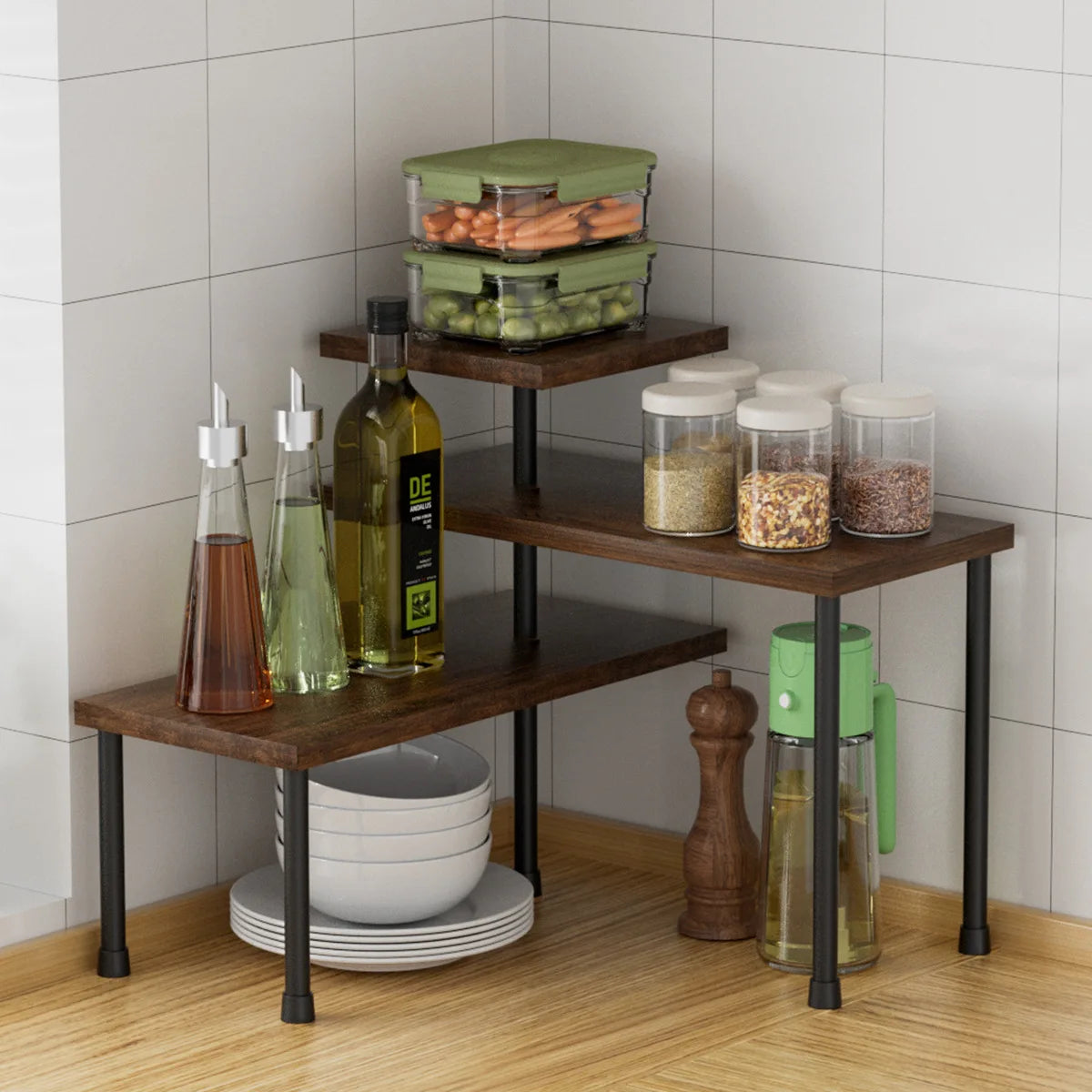 Corner Countertop Shelf