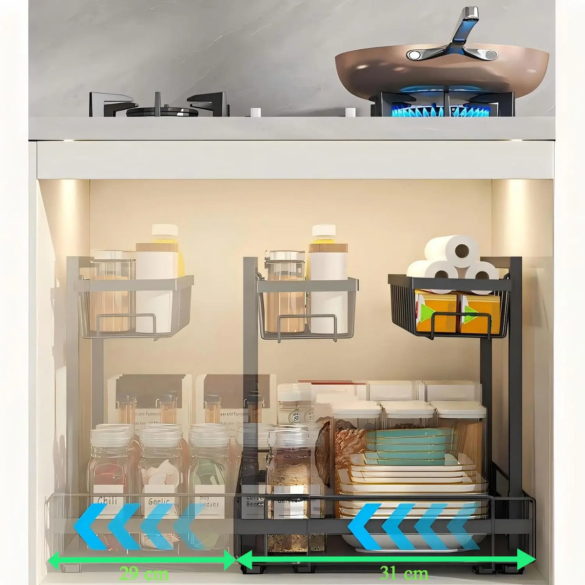 Expandable Cabinet Organizer