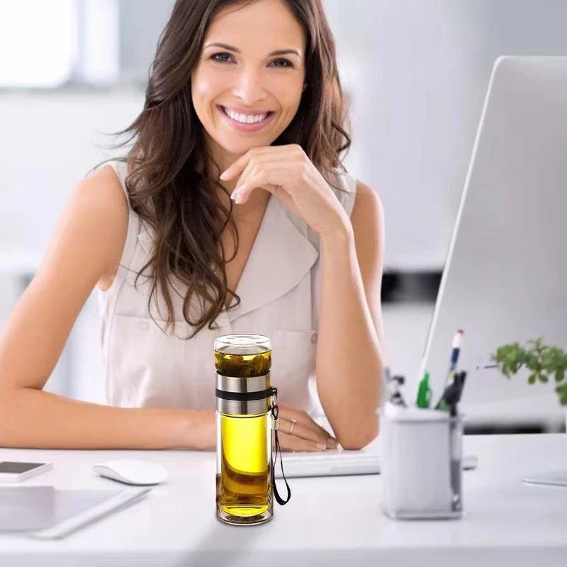 Glass Tea Infuser Bottle
