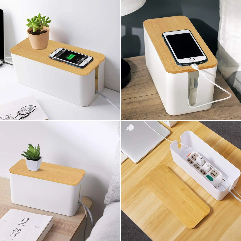 Bamboo Cable Box