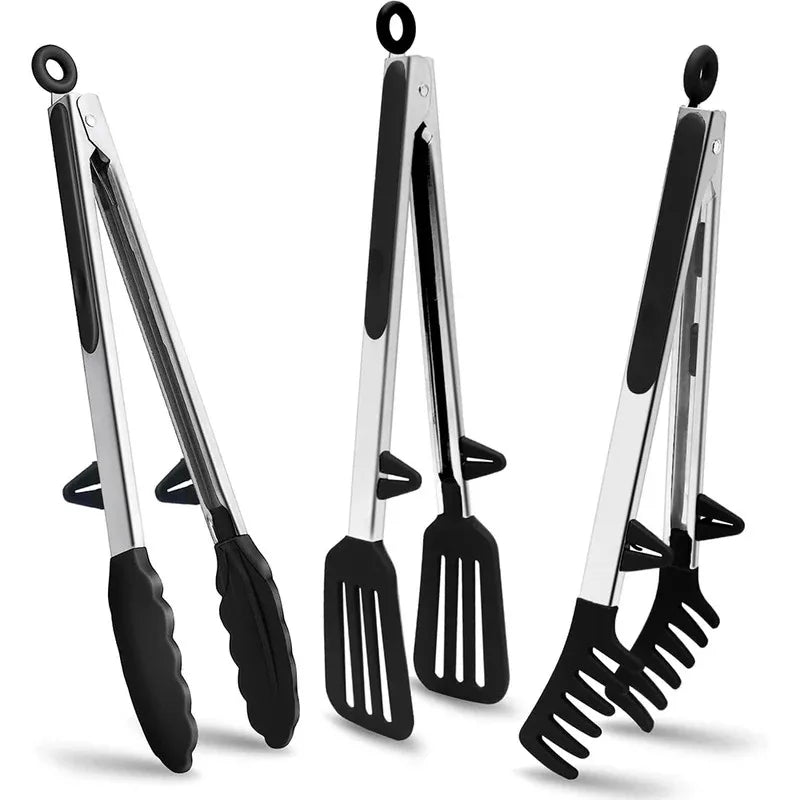 Silicone Kitchen Serving Tongs