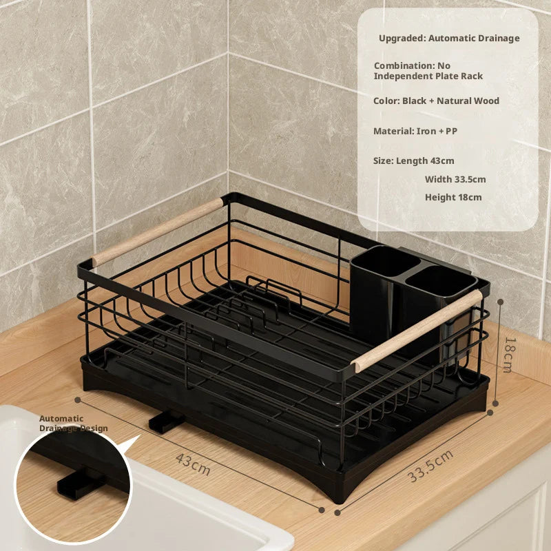 Auto Drainage Rack Trio
