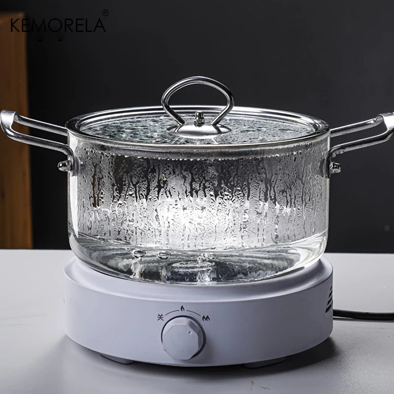 Glass Cooking Pot