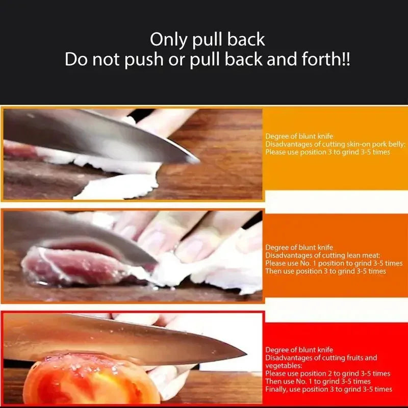Portable 4-Stage Knife Sharpener