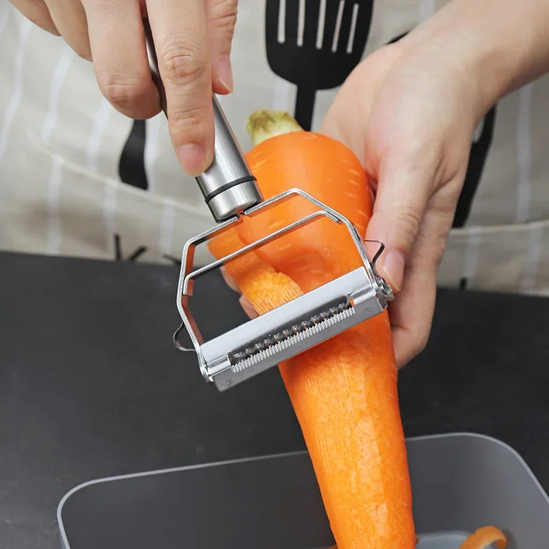 Dual-Blade Vegetable Peeler & Slicer