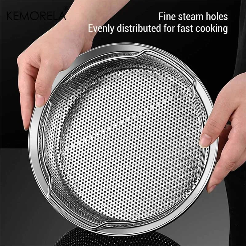 Stainless Steel Colander with Handles & Legs
