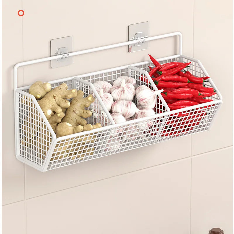 Adhesive Wall Hanging Fruit Basket