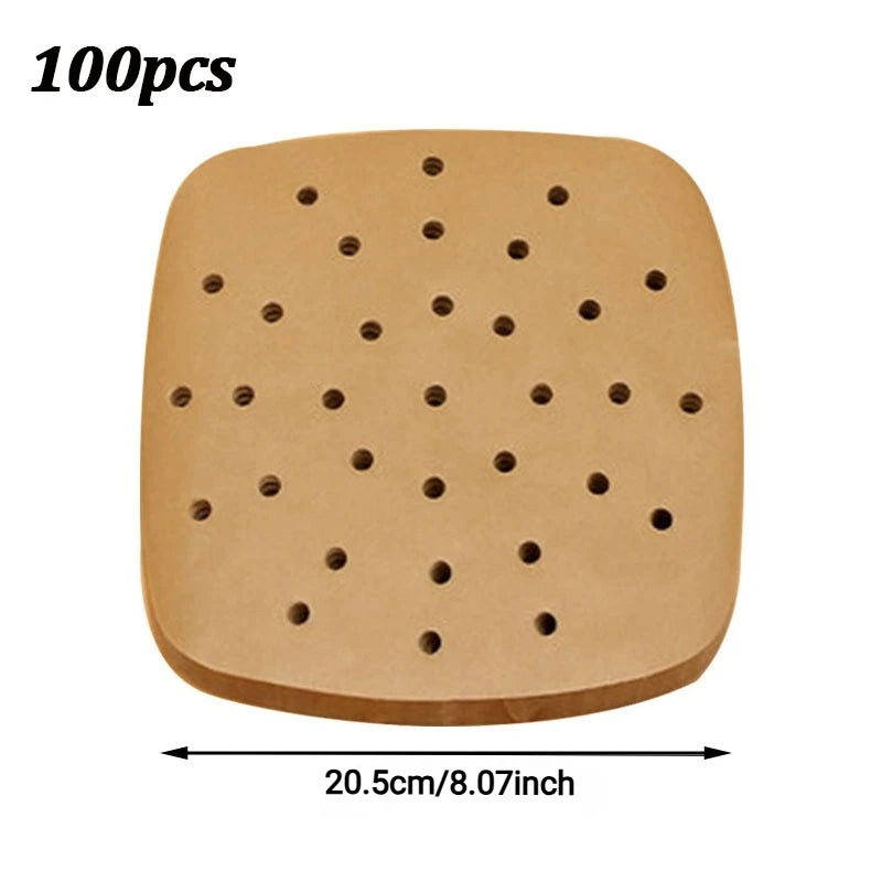 Disposable Air Fryer & Steamer Parchment Liners