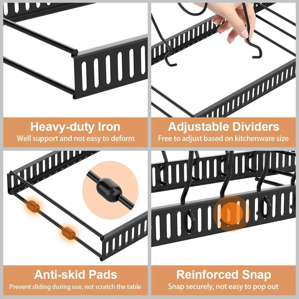 Pot & Pan Organizer Rack