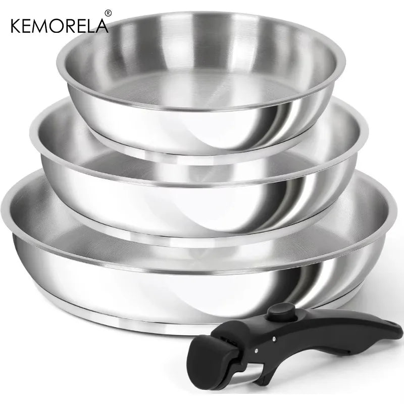 Detachable Handle Pan Set