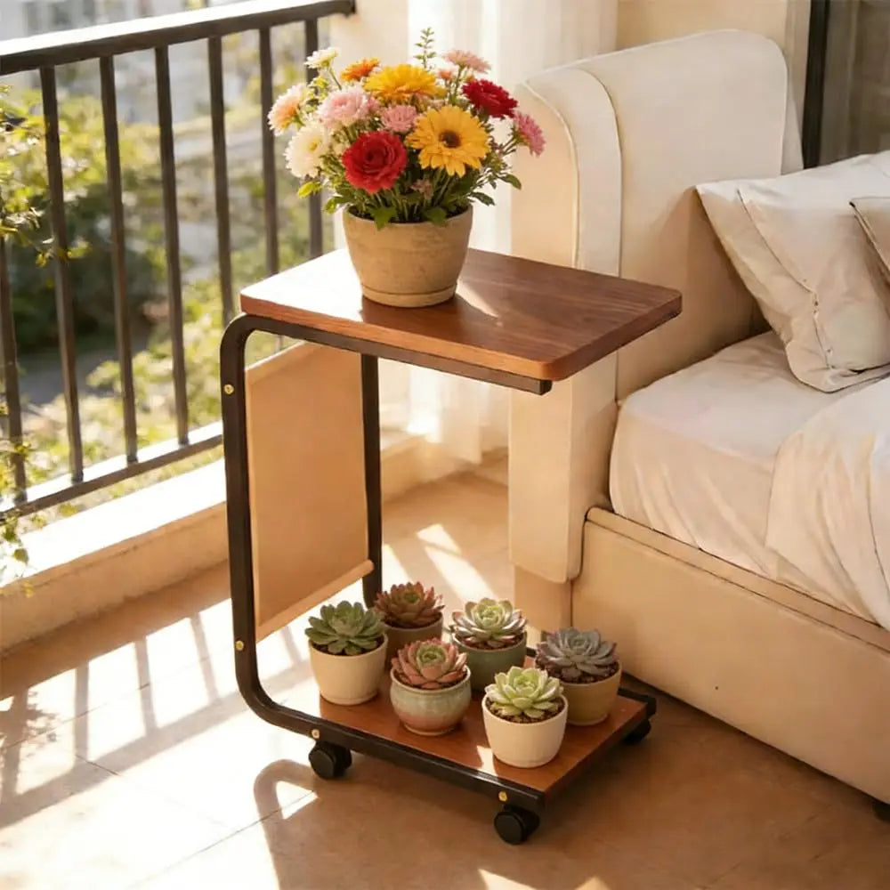 C-Shaped Side Table