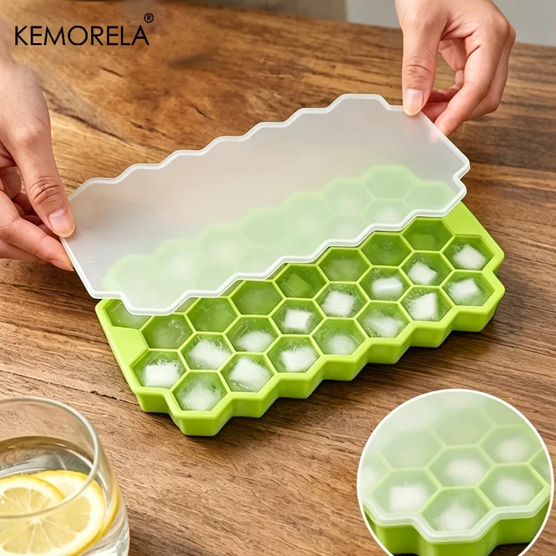 Honeycomb Silicone Ice Cube Tray (37 Cubes)