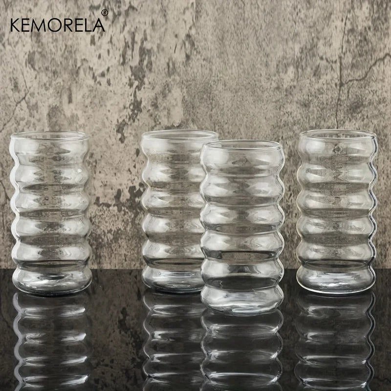 Bubble Ring Glass Cups