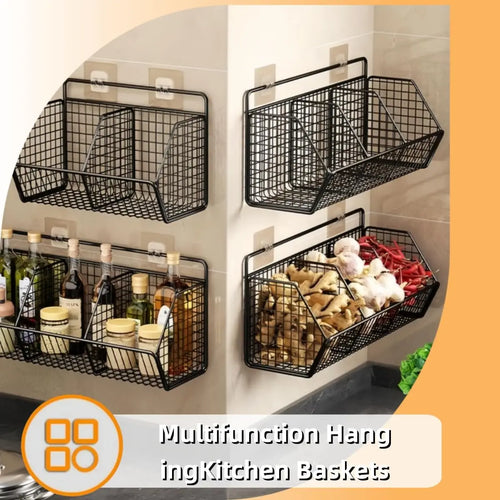 Adhesive Wall Hanging Fruit Basket