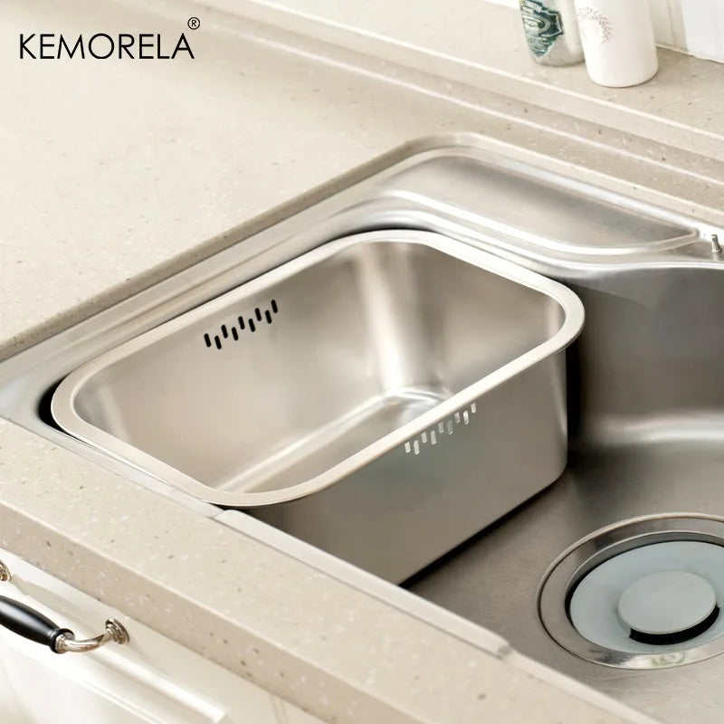Stainless Steel Sink Washing Basin with Drain Holes