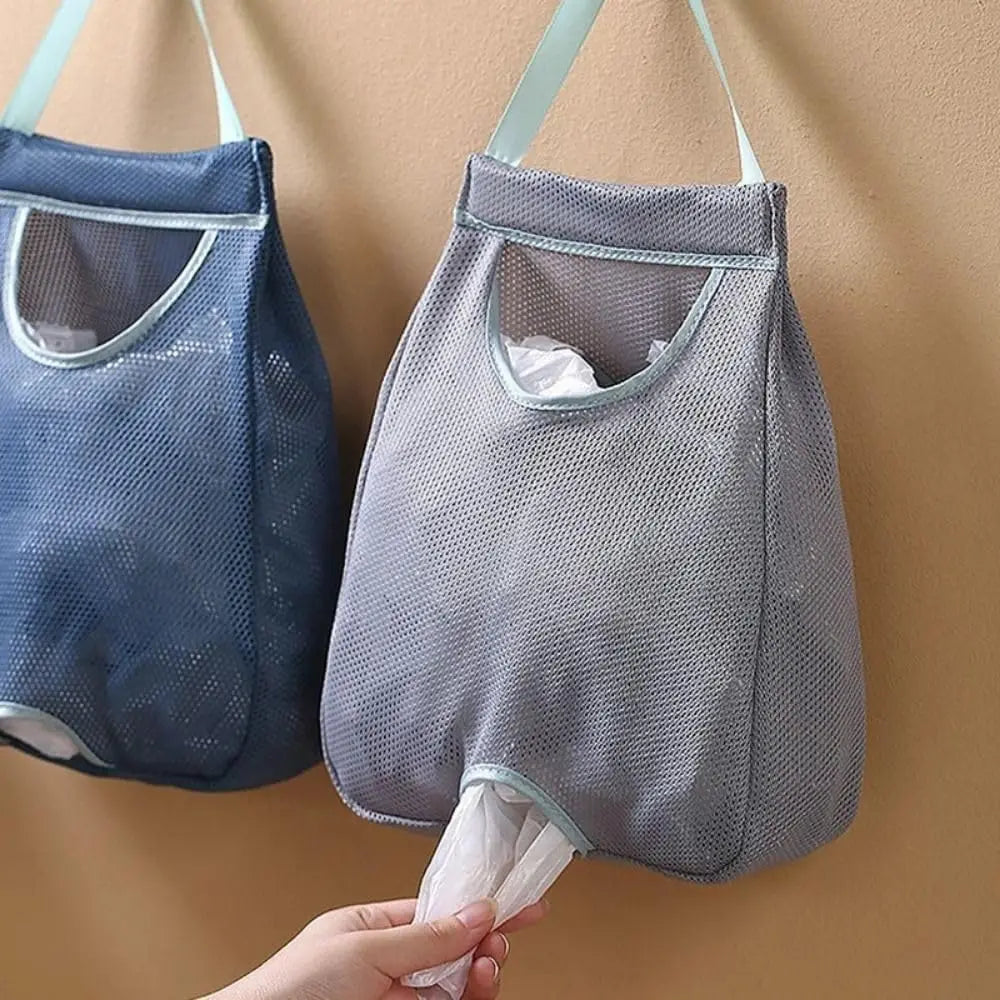 Mesh Plastic Bag Holder & Dispenser