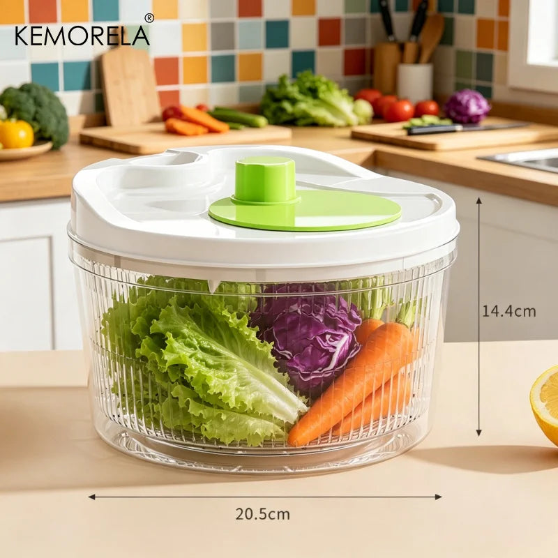 Pull-Handle Salad Spinner