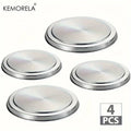 Stainless Steel Stove Burner Covers (4pcs)