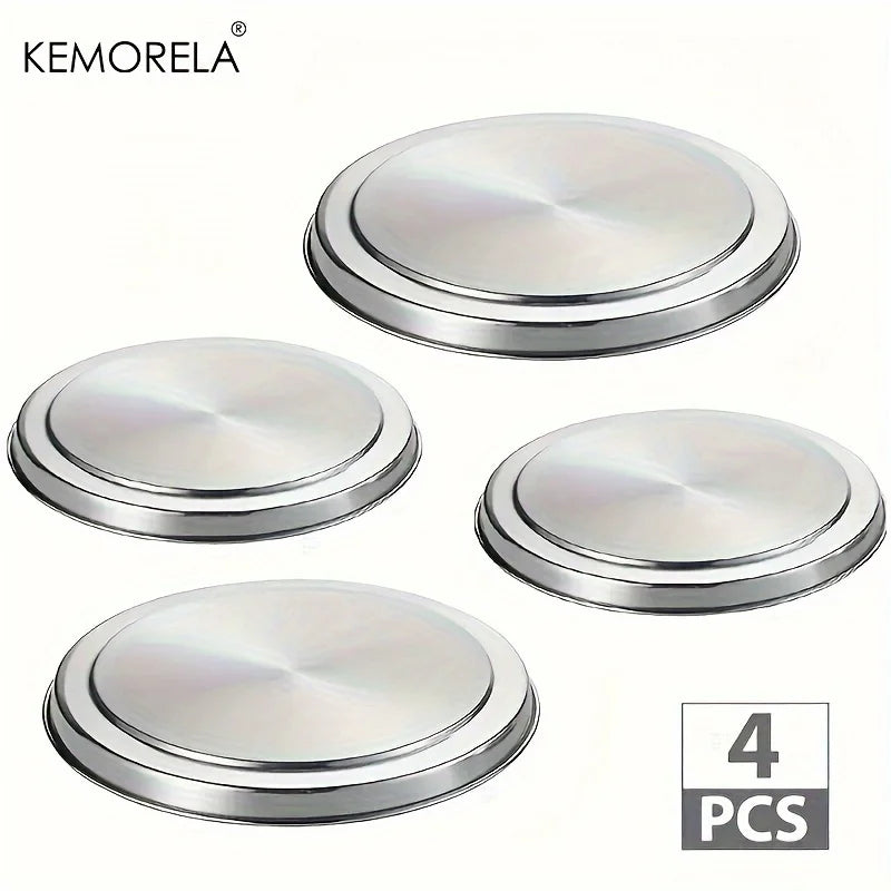 Stainless Steel Stove Burner Covers (4pcs)