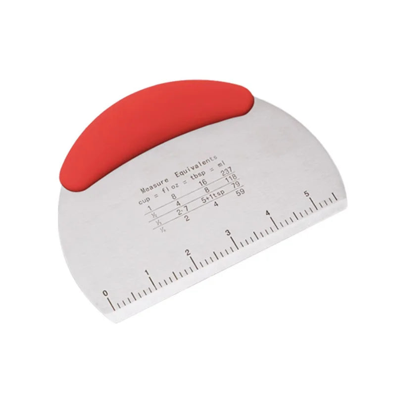 Stainless Steel Dough Cutter with Scale