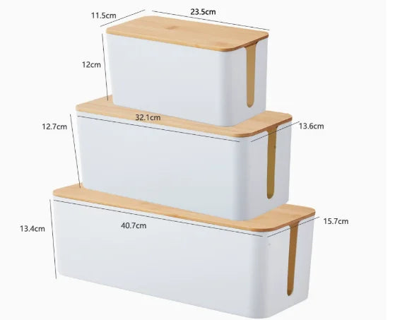 Bamboo Cable Box