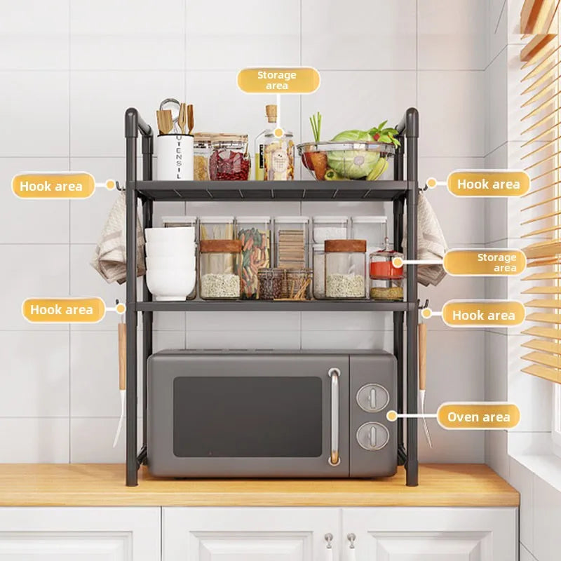Hanging Storage Organizer with 4 Hooks