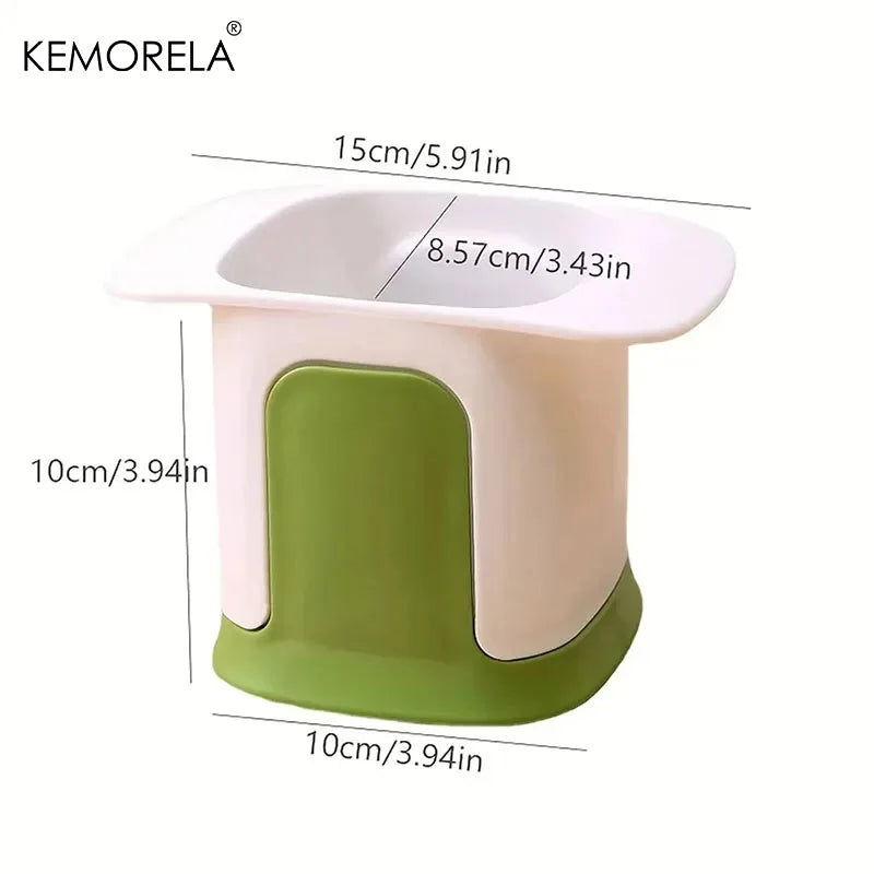 Multi-Blade Vegetable Dicer & Strip Cutter with Container (4-in-1)