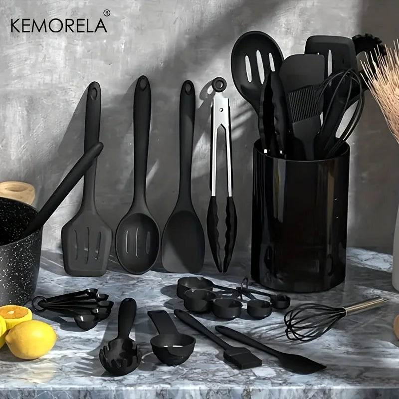 Utensil Set with Holder