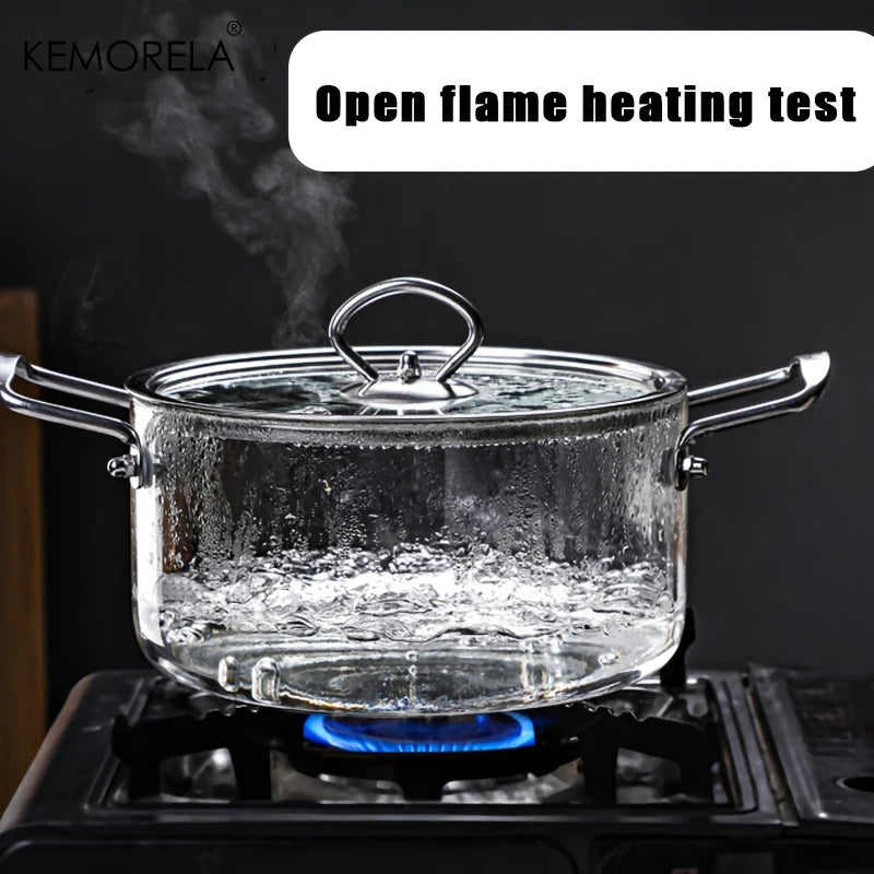 Glass Cooking Pot