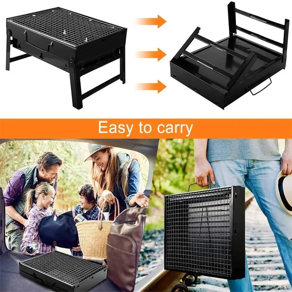 Portable Folding Charcoal BBQ Grill