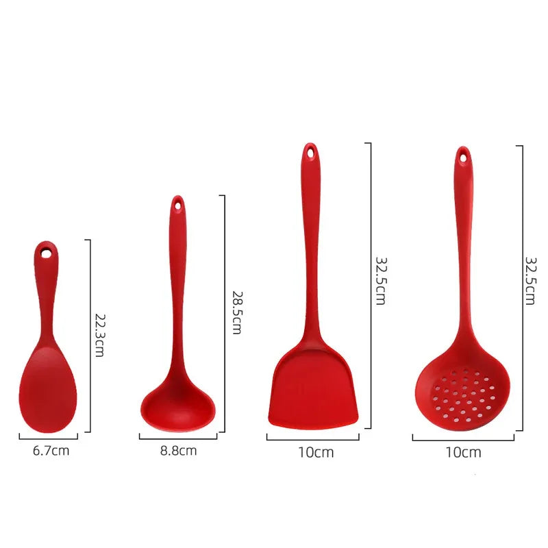 Silicone Cooking Utensils Set (4 pcs)