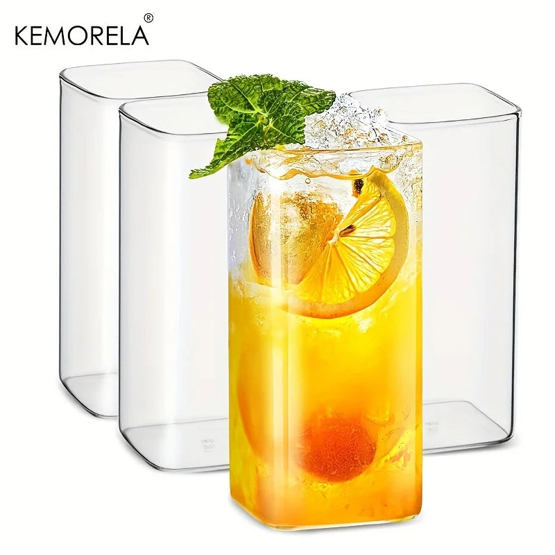 Square Highball Glass Set (3pcs)