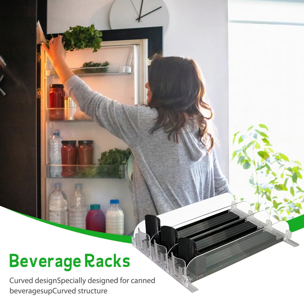 Adjustable Beverage Can Dispenser Rack