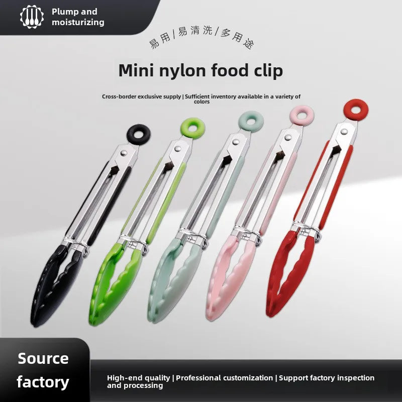 Nylon & Stainless Steel Food Clip