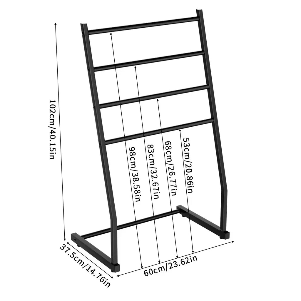 4-Tier Freestanding Towel Rack