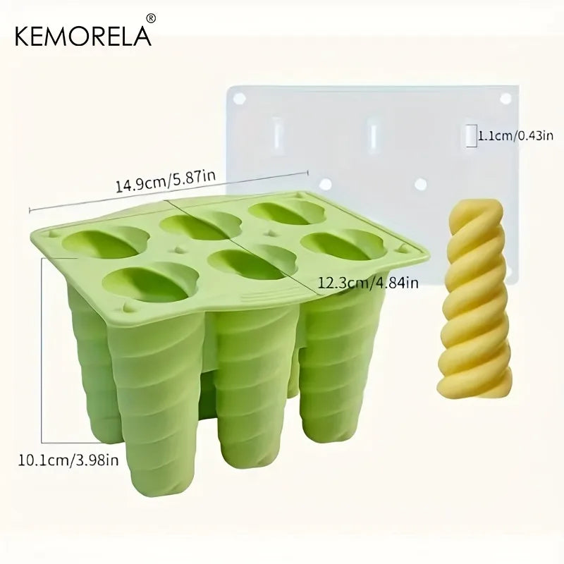 Silicone Popsicle Mold (4-6 Cavities)