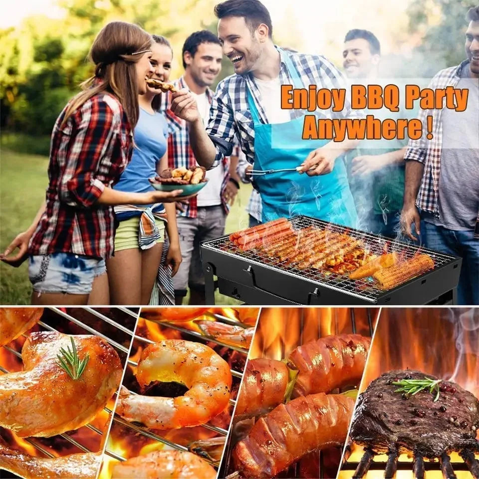 Portable Folding Charcoal BBQ Grill