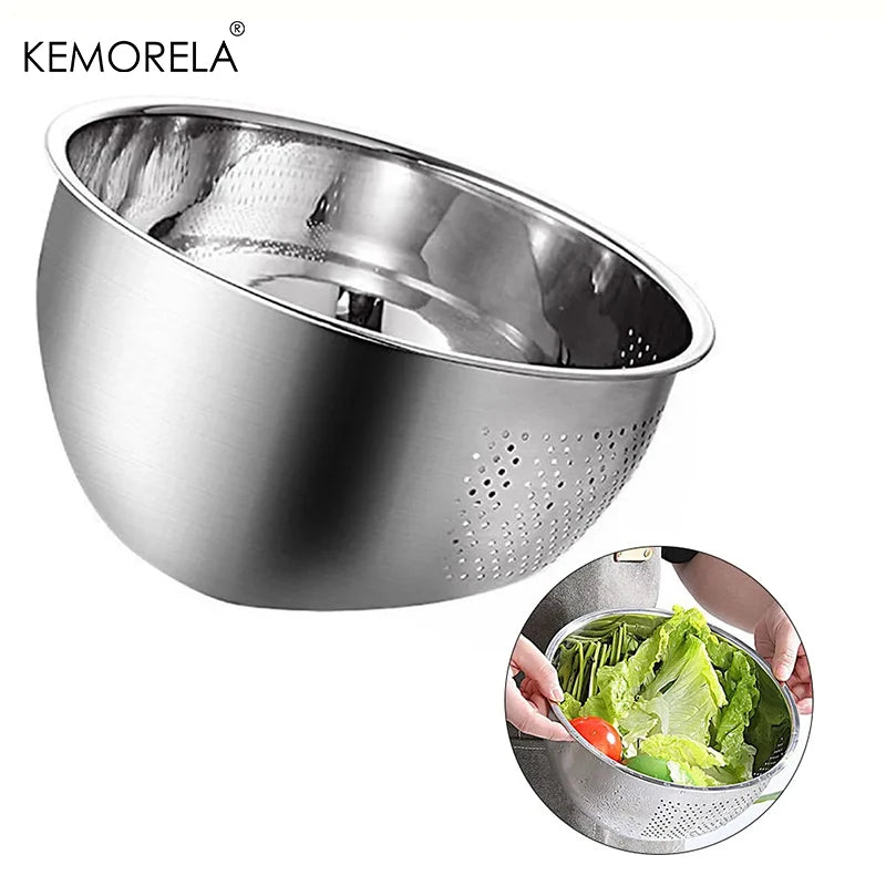 Stainless Steel Perforated Wash & Drain Bowl