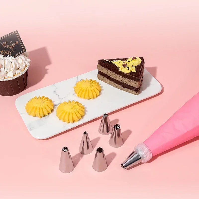 Silicone Pastry Bag & Nozzle Set