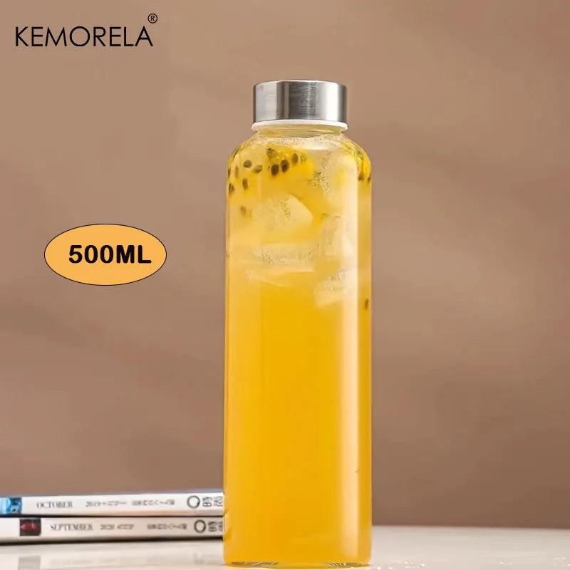 Glass Water Bottle