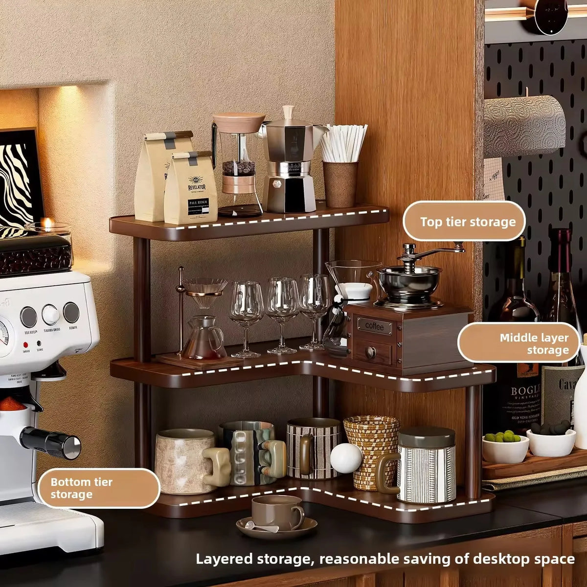 Corner Mug Organizer