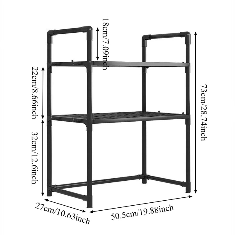 Hanging Storage Organizer with 4 Hooks
