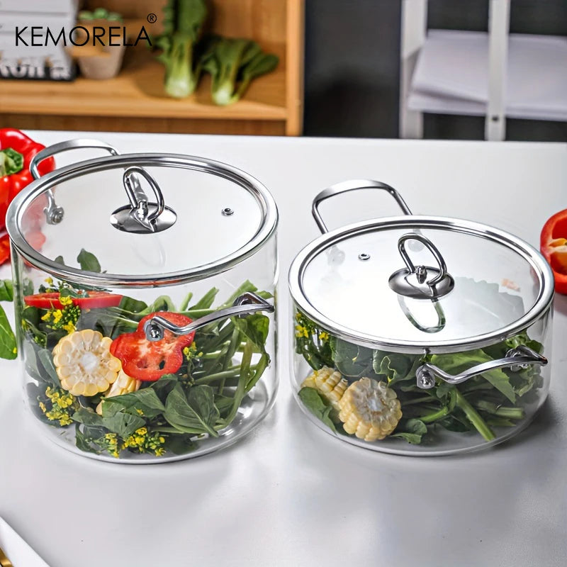 Glass Cooking Pot